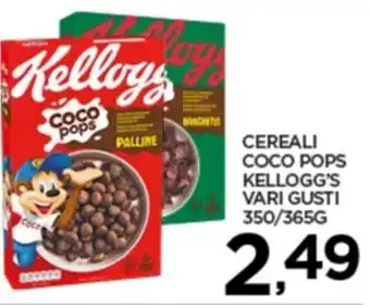Interspar Kellogg's Cereali coco pops vari gusti 350/365 g offerta