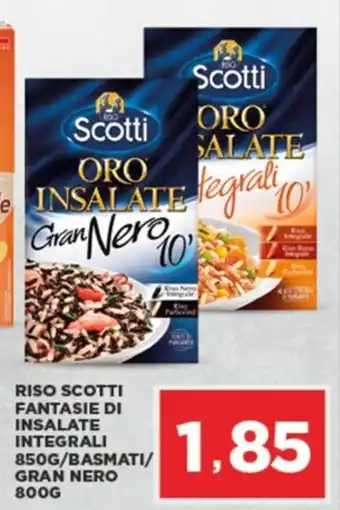 Interspar Scotti Riso Fantasie di insalate integrali 850 g/Basmati/gran nero 800 g offerta