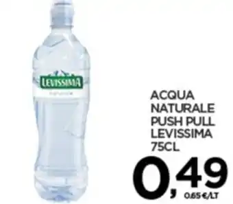 Interspar Levissima Push Pull Acqua naturale 75 cl offerta