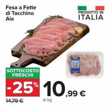 Carrefour Iper Fesa a fette di tacchino aia offerta