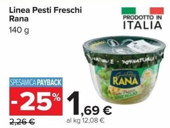 Carrefour Iper Linea pesti freschi rana offerta