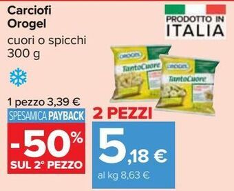 Carrefour Iper Carciofi orogel offerta
