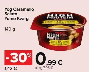 Carrefour Iper Yog caramello salato yomo kvarg offerta