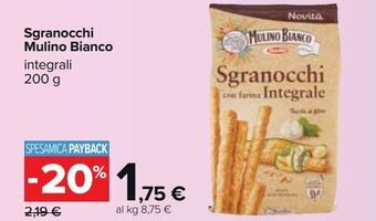 Carrefour Iper Sgranocchi mulino bianco offerta