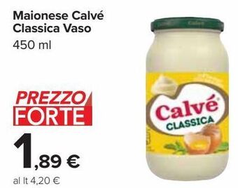 Carrefour Iper Maionese calvé classica vaso offerta