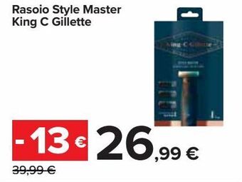 Carrefour Iper Rasoio style master king c gillette offerta