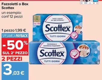 Carrefour Iper Fazzoletti o box scottex offerta