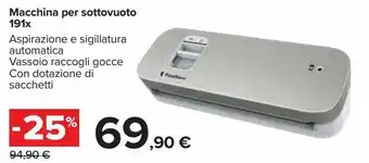 Macchina per sottovuoto 191x