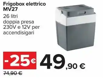 Carrefour Iper Frigobox elettrico mv27 offerta