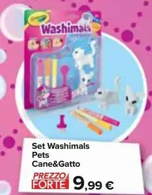 Carrefour Iper Set washimals pets cane&gatto offerta