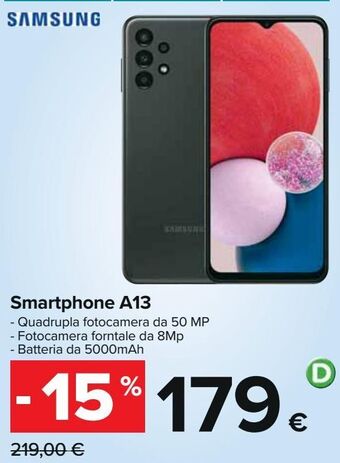 Carrefour Iper Smartphone a13 offerta
