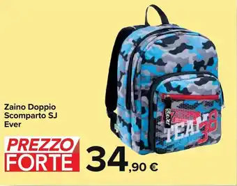 Carrefour Iper Zaino doppop scomparto sj ever offerta