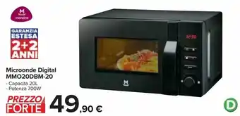 Carrefour Iper Microonde digital mmo20bm-20 offerta