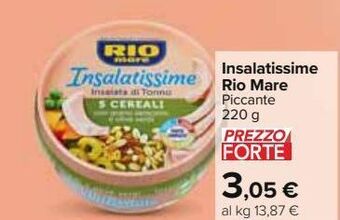 Carrefour Iper Insalatissime rio mare offerta