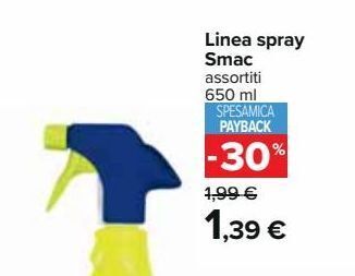 Carrefour Iper Linea spray smac offerta