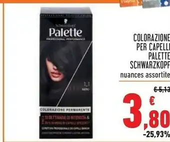 Conad Schwarzkopf Colorazione Per Capelli Palette Nuances Assortite offerta