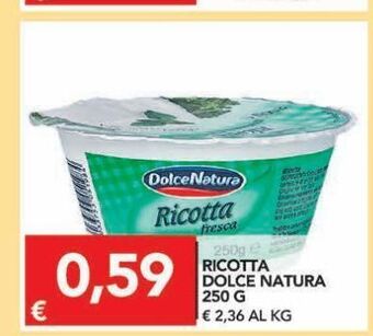 TuoDi Ricotta dolce natura 250 g offerta