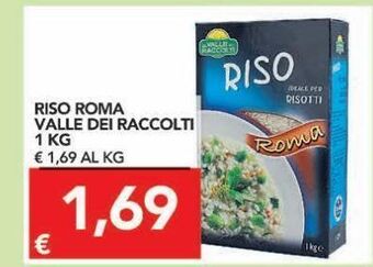 Riso roma valle dei raccolti 1 kg