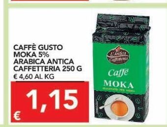 TuoDi Caffè gusto moka 5% arabica antica caffetteria 250 g offerta