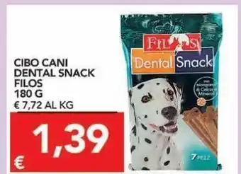 TuoDi Cibo cani dental snack filos offerta