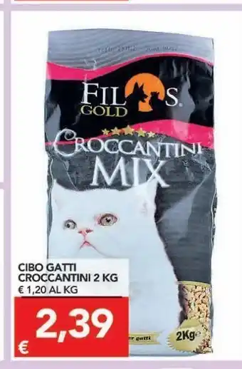 TuoDi Cibo per gatti croccantini 2 kg offerta