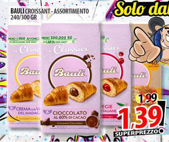 Il Genio Supermercato Bauli Croissant - Assortimento 240/300 gr offerta