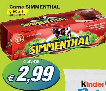 Prix Quality Simmenthal Carne 90 g x 3 offerta