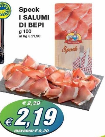 I Salumi di Bepi Speck 100 g