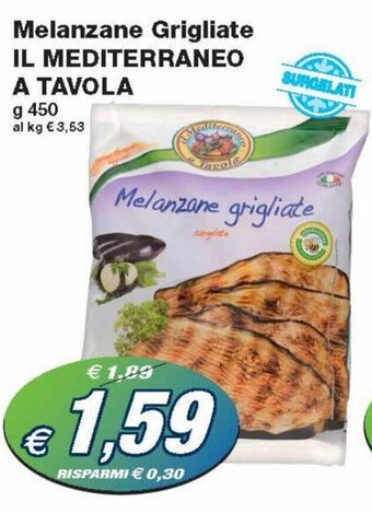 Prix Quality Il Mediterraneo a Tavola Melanzane Grigliate 450 g offerta