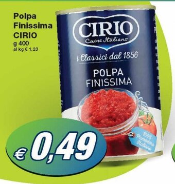 Prix Quality Cirio Polpa Finissima 400 g offerta