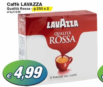 Prix Quality Lavazza Caffè Qualità Rossa 250 g x 2 offerta