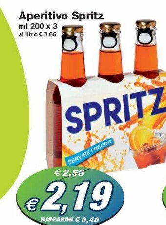Spritz Aperitivo 200 ml x 3