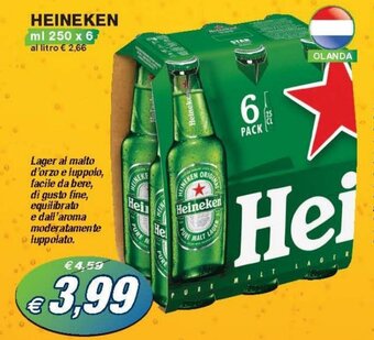 Heineken 250 ml x 6