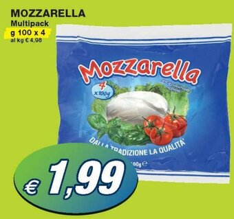Prix Quality Mozzarella Multipack 100 g x 4 offerta