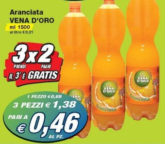 Prix Quality Vena d'Oro Aranciata 1500 ml offerta