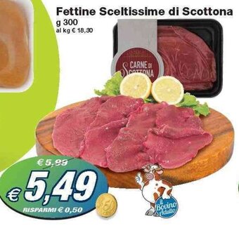 Prix Quality Fettine Sceltissime di Scottona 300 g offerta