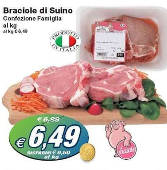 Prix Quality Braciole di Suino Confezione Famiglia al kg offerta