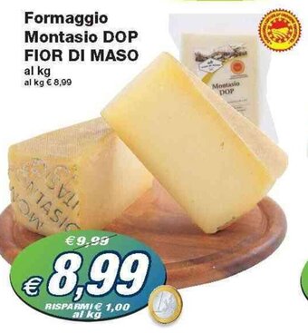 Prix Quality Fior di Maso Formaggio Montasio DOP offerta