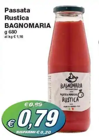 Bagnomaria Passata Rustica 680 g
