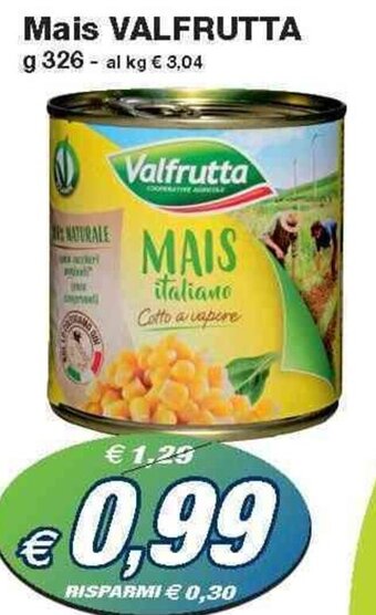 Prix Quality Valfrutta Mais 326 g offerta