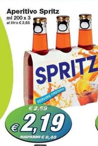 Prix Quality Spritz Aperitivo 200 ml x 3 offerta