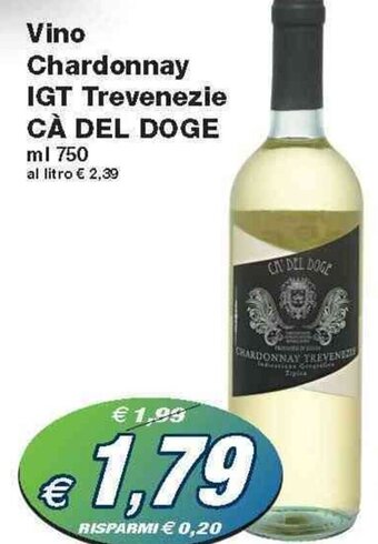 Cà del Doge Vino Chardonnay IGT Trevenezle 750 ml