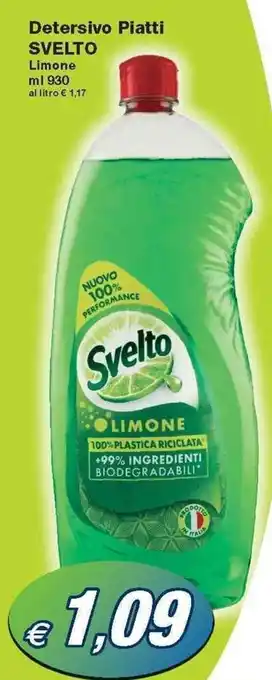 Prix Quality Svelto Detersivo Piatti Limone 930 ml offerta