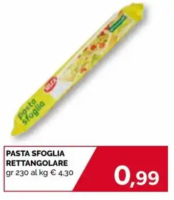 Mercatò Pasta Sfoglia rettangolare 230 gr offerta