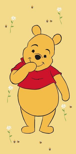 Kisenè Disney telo mare winnie the pooh in spugna con sacca offerta