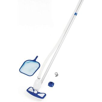 Kit di pulizia per piscina fuori terra con retino spazzola asta bestway 58234