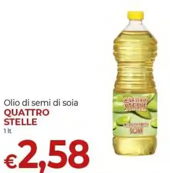 Supermercati Nonna Isa Quattro Stelle Olio di semi di soia 1 lt offerta
