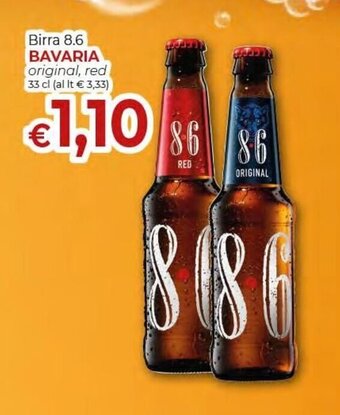 Supermercati Nonna Isa Bavaria Birra 8.6 33 cl offerta