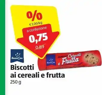 ALDI Biscotti ai cereali e frutta offerta