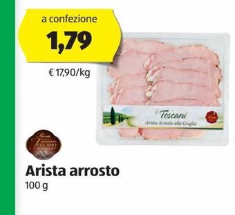ALDI Arista arrosto offerta